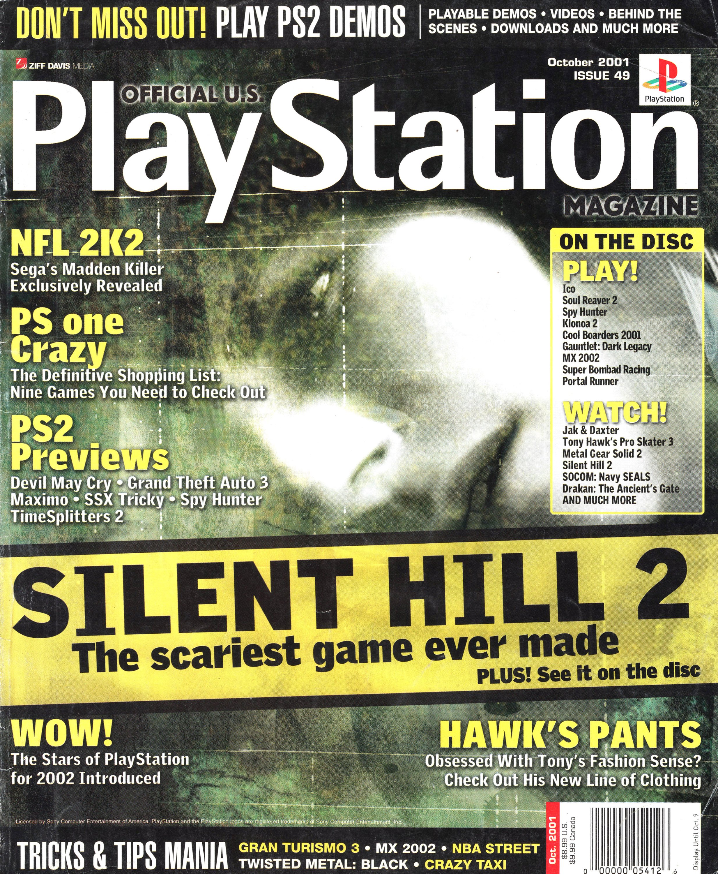 New SONY OFFICIAL US PLAYSTATION MAGAZINE PS2 DEMO DISC 104 : Free
