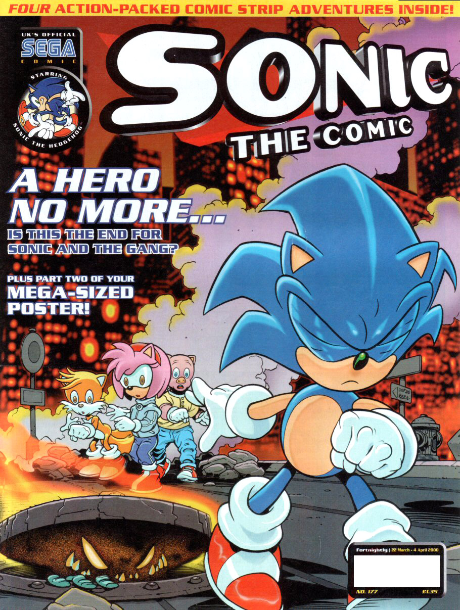 Sonic the Comic 185 A, Jul 2000 Comic Book by Fleetway