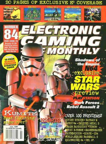 More information about "Electronic Gaming Monthly Issue 084 (July 1996)"