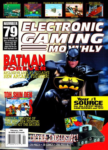 More information about "Electronic Gaming Monthly Issue 079 (February 1996)"