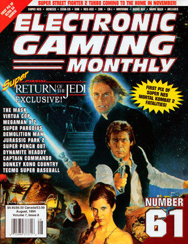 More information about "Electronic Gaming Monthly Issue 061 (August 1994)"