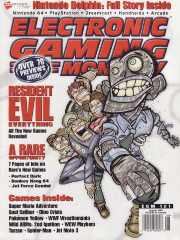 More information about "Electronic Gaming Monthly Issue 121 (August 1999)"