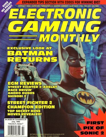 More information about "Electronic Gaming Monthly Issue 036 (July 1992)"