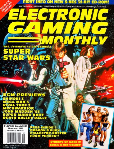 More information about "Electronic Gaming Monthly Issue 040 (November 1992)"