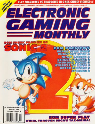 More information about "Electronic Gaming Monthly Issue 037 (August 1992)"