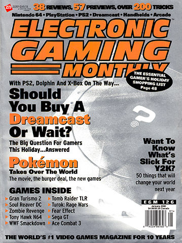 More information about "Electronic Gaming Monthly Issue 126 (January 2000)"