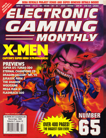 More information about "Electronic Gaming Monthly Issue 065 (December 1994)"