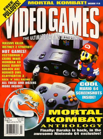 More information about "VideoGames The Ultimate Gaming Magazine Issue 090 (July 1996)"