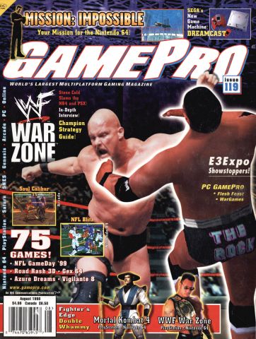 More information about "GamePro Issue 119 (August 1998)"