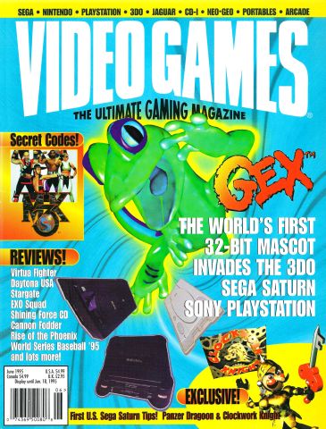 More information about "VideoGames The Ultimate Gaming Magazine Issue 077 (June 1995)"