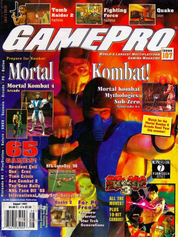 More information about "GamePro Issue 107 (August 1997)"