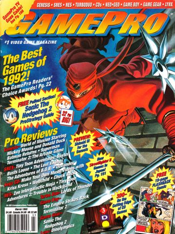 More information about "GamePro Issue 044 (March 1993)"