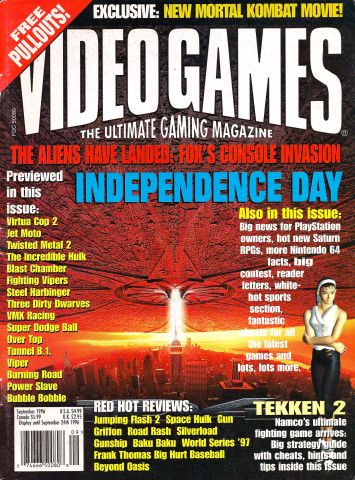 More information about "VideoGames The Ultimate Gaming Magazine Issue 092 (September 1996)"