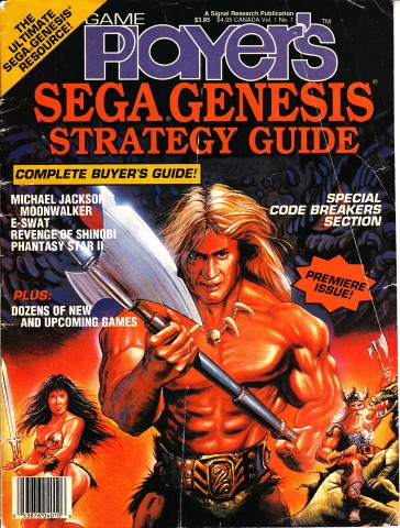 More information about "Game Player's Sega Genesis Strategy Guide Vol.1 No.1 (Fall 1990)"