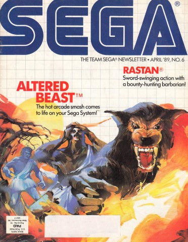 More information about "Team Sega Newsletter Issue 6 (April 1989)"