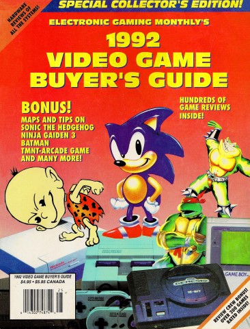 More information about "Electronic Gaming Monthlys 1992 Video Game Buyers Guide (1991)"