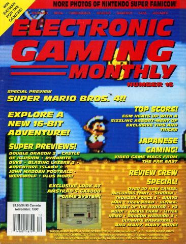 More information about "Electronic Gaming Monthly Issue 016 (November 1990)"