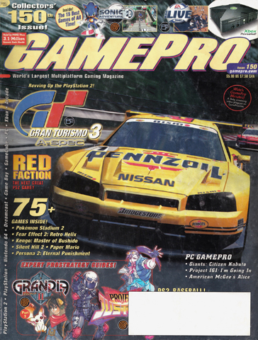 More information about "GamePro Issue 150 (March 2001)"