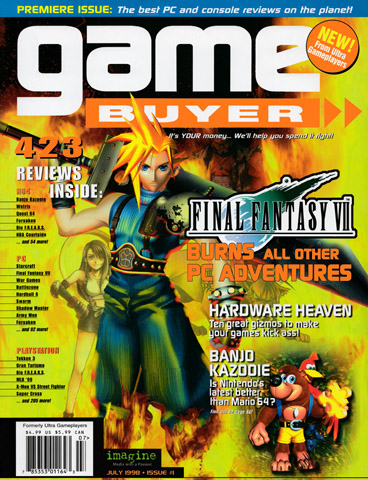 More information about "Game Buyer Issue 1 (July 1998)"