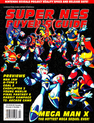 More information about "Super NES Buyer's Guide Volume 4 Number 1 (January 1994)"