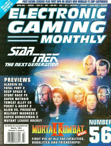 More information about "Electronic Gaming Monthly Issue 056 (March 1994)"