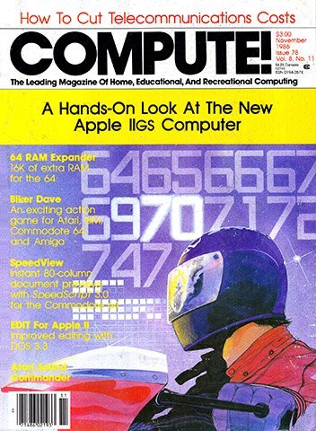 More information about "COMPUTE! Issue 078 (November 1986)"
