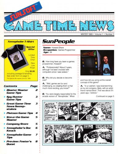 More information about "Sunsoft Game Time News 03 Winter 1989"