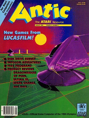 More information about "Antic Issue 22 (August 1984)"