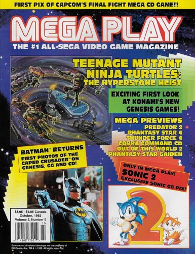 More information about "Mega Play Vol.3 No.5 (October 1992)"