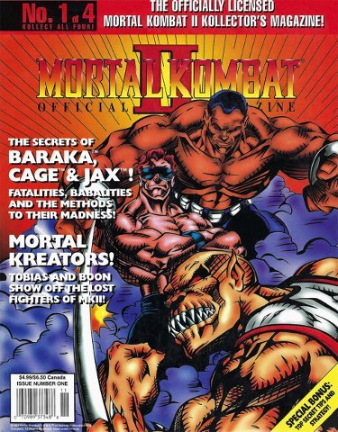 More information about "Mortal Kombat II Magazine 1 of 4"
