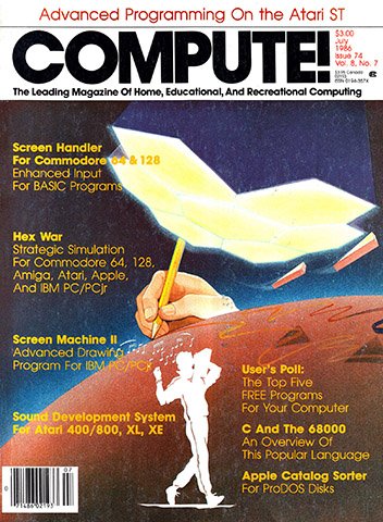 Compute! Issue 074 Vol. 8 No. 7 (July 1986)