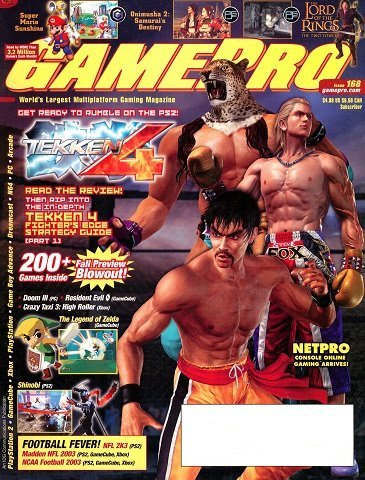 More information about "GamePro Issue 168 (September 2002)"