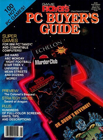 More information about "Game Player's PC Buyer's Guide Volume 2 Number 5 (November/December 1989)"