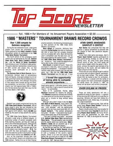 More information about "Top Score Issue 01 (Fall 1986)"