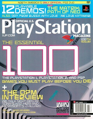 Official U.S. PlayStation Magazine Issue 100 (January 2006)