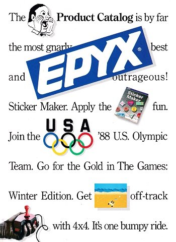 Epyx Product Catalog (1988)