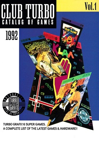 Club Turbo Catalog of Games Volume 1 (1992)