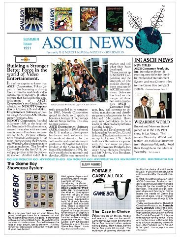 More information about "Ascii News (Summer 1991)"