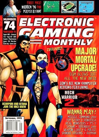 More information about "Electronic Gaming Monthly Issue 074 (September 1995)"