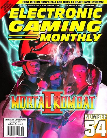 More information about "Electronic Gaming Monthly Issue 054 (January 1994)"
