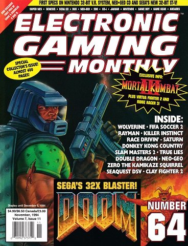 More information about "Electronic Gaming Monthly Issue 064 (November 1994)"