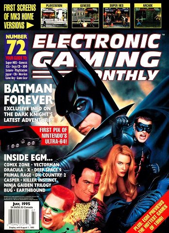 Electronic Gaming Monthly Issue 72 (July 1995)