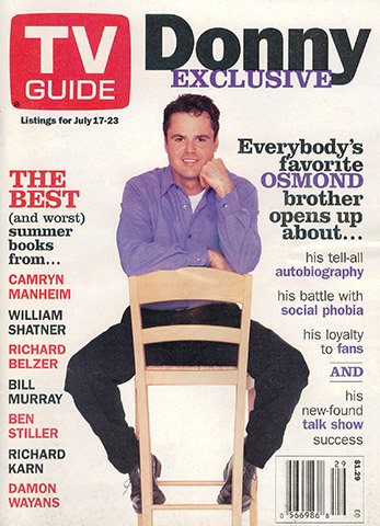 TV Guide Canada Volume 23 No. 29 Issue 1177 Eastern Ontario Edition (July 17, 1999)