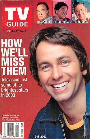More information about "TV Guide Canada Volume 27 No. 52 Issue 1409 Eastern Ontario Edition (December 27, 2003)"