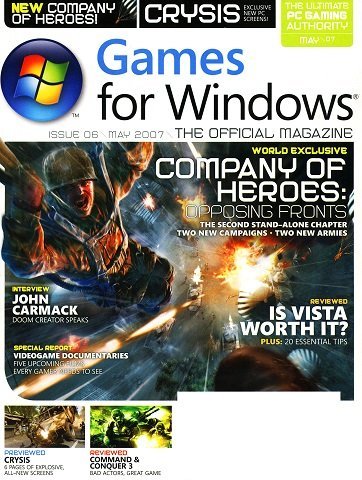 More information about "Games for Windows Issue 06 (May 2007)"