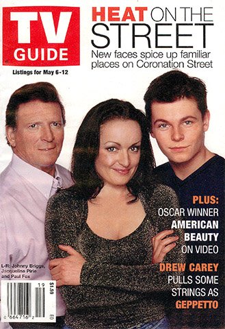 TV Guide Canada Volume 24 No. 19 Issue 1219 Eastern Ontario Edition (May 6, 2000)