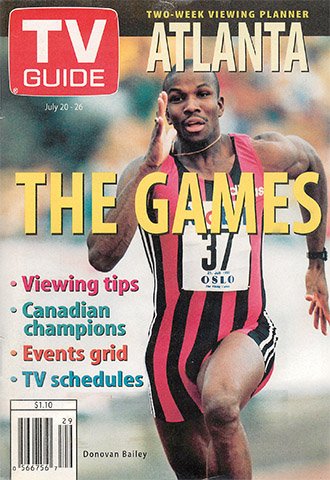 TV Guide Canada Volume 20 No. 29 Issue 1021 Eastern Ontario Edition (July 20, 1996)