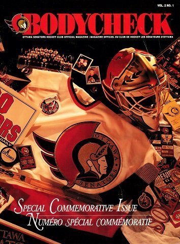 More information about "Bodycheck - Ottawa Senators Hockey Club Official Magazine Vol. 2 No. 1 (1993)"