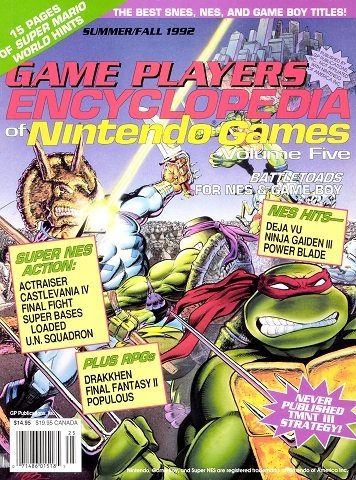 More information about "Game Players Encyclopedia of Nintendo Games Volume 5 (Summer-Fall 1992)"