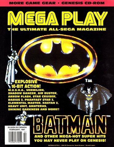 More information about "Mega Play Vol. 2 No. 1 (February 1991)"